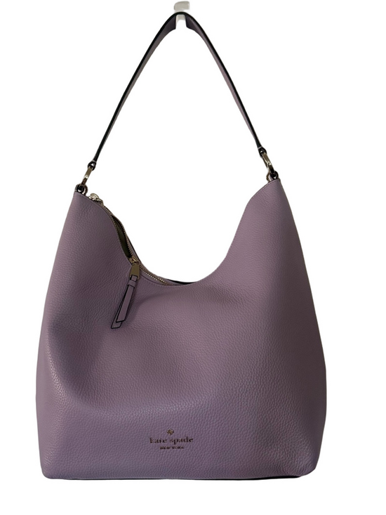 kate spade Handbags - Kate Spade New York Pebbled Leather Hobo Shoulder Bag in Lilac Lavender BohoChic